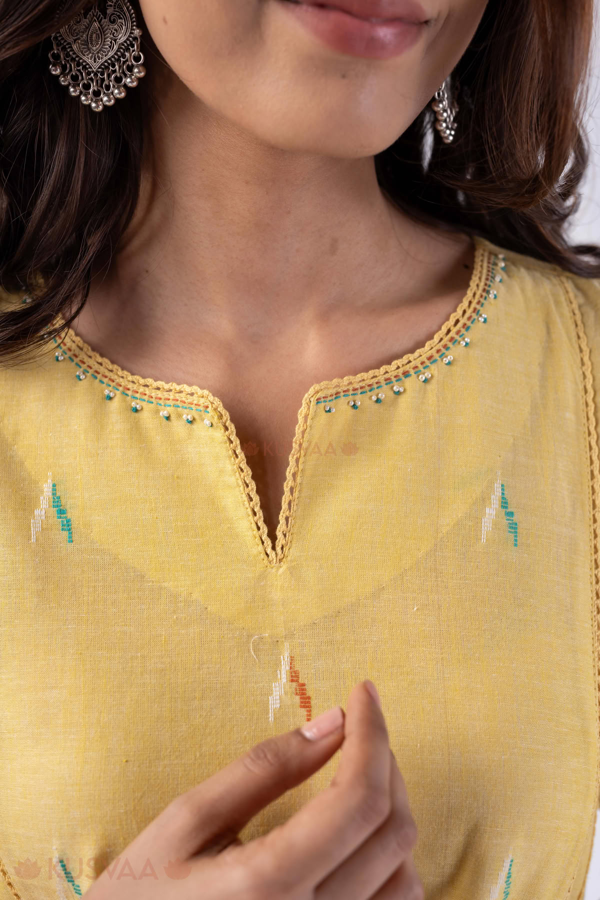 Image for Kusvaa Ne1084 Kurta Closeup
