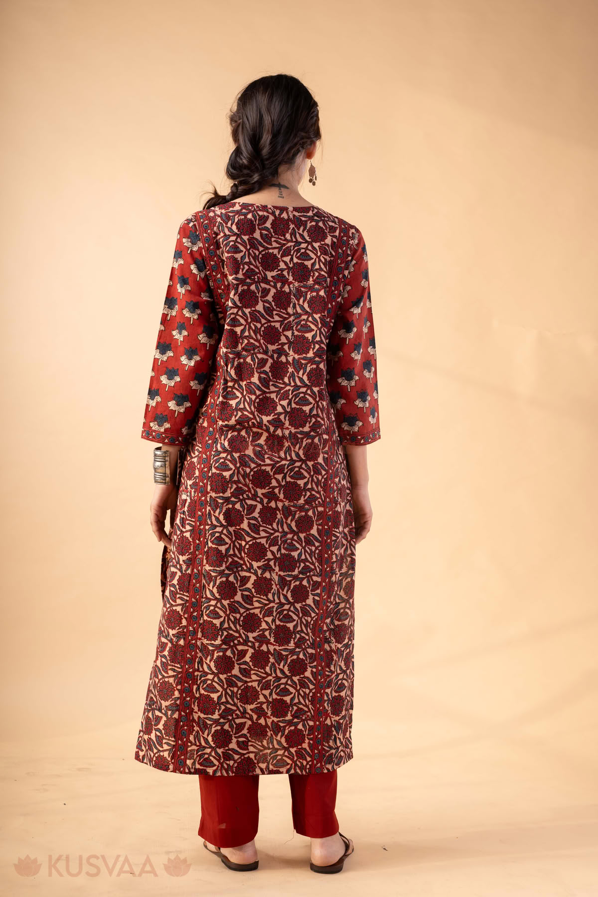 Image for Kusvaa Ne908 Kurta Back