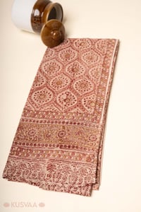 Image for Kusvaa Sto015 Assam Silk Kalamkari Stole Featured