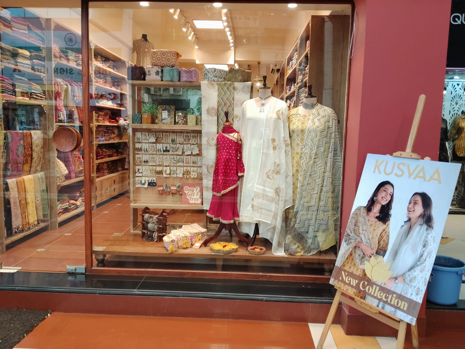 Window Display Mannequins — inside Kusvaa Vastrapur