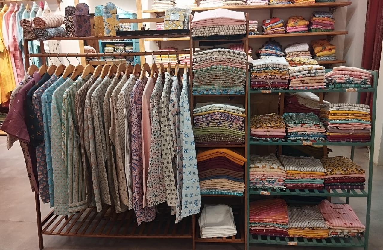 Kurta Racks Shelves — inside Kusvaa HSR Layout