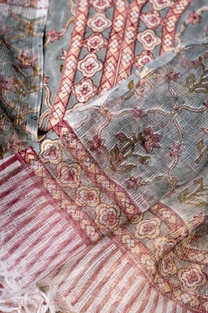 Image for Kusvaa Wkr326dup Ishi Kota Doriya Dupatta Closeup