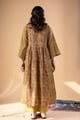 Image for Kusvaa Wkr328 Cheshta Handblock Cotton A Line Kurta Back