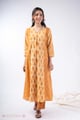 Image for Kusvaa Wkr345 Yashvi Handblock Cotton A Line Kurta Front