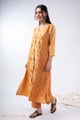 Image for Kusvaa Wkr345 Yashvi Handblock Cotton A Line Kurta Side