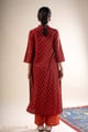 Image for Kusvaa Wkr351 Bani Cotton Straight Fit Kurta Back