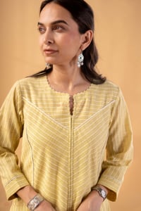 Image for Kusvaa Wkr353 Janvi Handloom Cotton A Line Kurta Featured