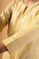 Image for Kusvaa Wkr353 Janvi Handloom Cotton A Line Kurta Sleeves