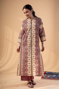 Image for Kusvaa Wkr355 Charvi Cotton Straight Fit Kurta Front