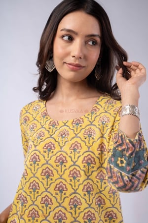 Image for Kusvaa Wkr357 Driti Cotton Straight Fit Kurta Featured