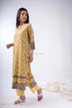 Image for Kusvaa Wkr357 Driti Cotton Straight Fit Kurta Side