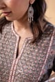 Image for Kusvaa Wkr358 Riya Cotton Straight Fit Kurta Closeup