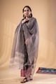 Image for Kusvaa Wkr358 Riya Cotton Straight Fit Kurta Dupatta Front