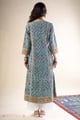 Image for Kusvaa Wkr359 Aashi Cotton A Line Kurta Back