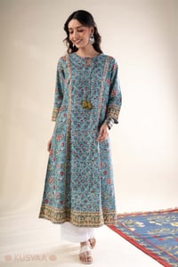 Image for Kusvaa Wkr359 Aashi Cotton A Line Kurta Style