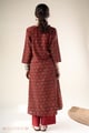Image for Kusvaa Wkr360 Aditi Cotton A Line Kurta Back