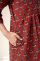 Image for Kusvaa Wkr360 Aditi Cotton A Line Kurta Pocket