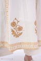 Image for Kusvaa Wkr364 Ela Cotton White Kurta Detail