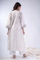 Image for Kusvaa Wkr365 Chhaya Handloom Cotton A Line Kurta Back