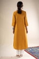 Image for Kusvaa Wkr369 Devaki Handloom Cotton A Line Kurta Back