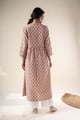 Image for Kusvaa Wkr379 Raskika Cotton A Line Kurta Back