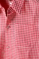 Image for Kusvaa Byw080 Mahendra Handloom Cotton Pink Boys Shirt Closeup