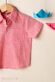 Image for Kusvaa Byw080 Mahendra Handloom Cotton Pink Boys Shirt Side1