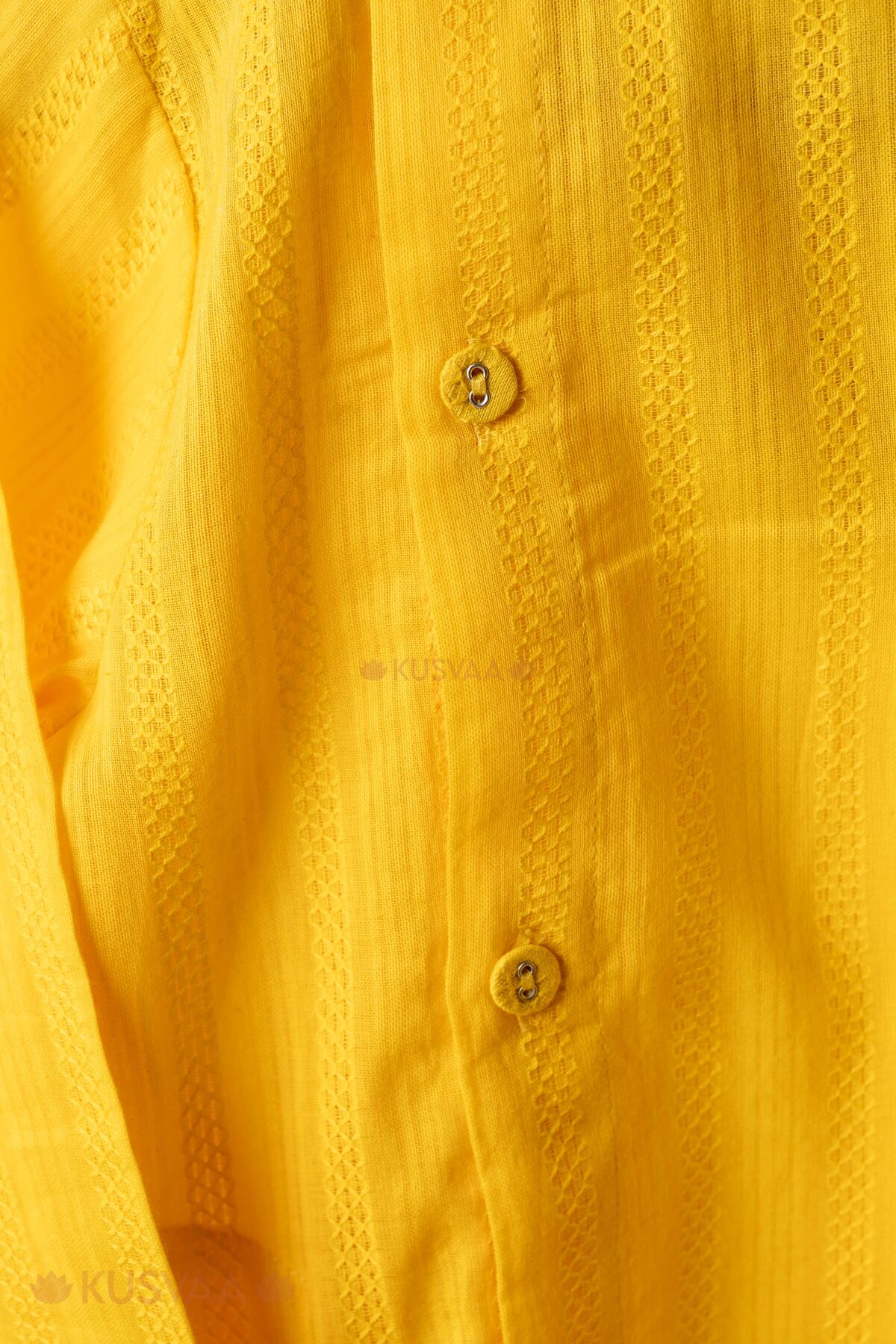 Image for Kusvaa Byw081 Savitar Cotton Boys Side Button Kurta Detailing