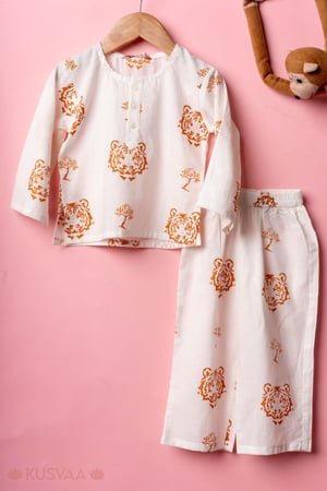 Image for Kusvaa Byw082 Pasha Cotton Kids Lounge Wear Panttop