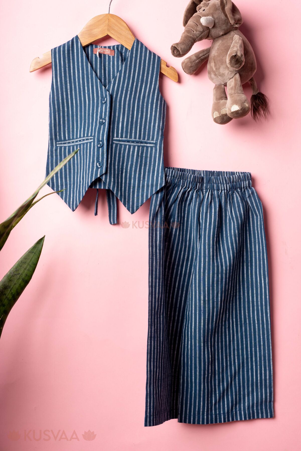Image for Kusvaa Byw087 Riyan Handloom Co Ord Set Both1