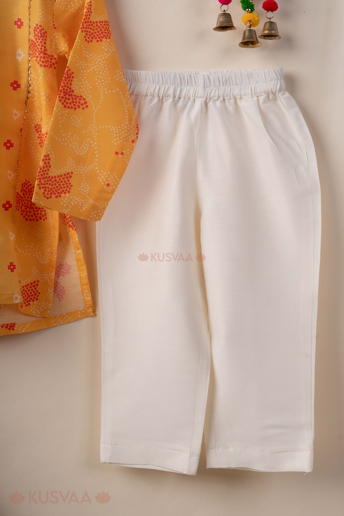 Image for Kusvaa Byw090 Ved Muslin Silk Kurta Pant Set Bottom