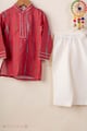 Image for Kusvaa Byw092 Naman Muslin Silk Kurta Pant Set Set