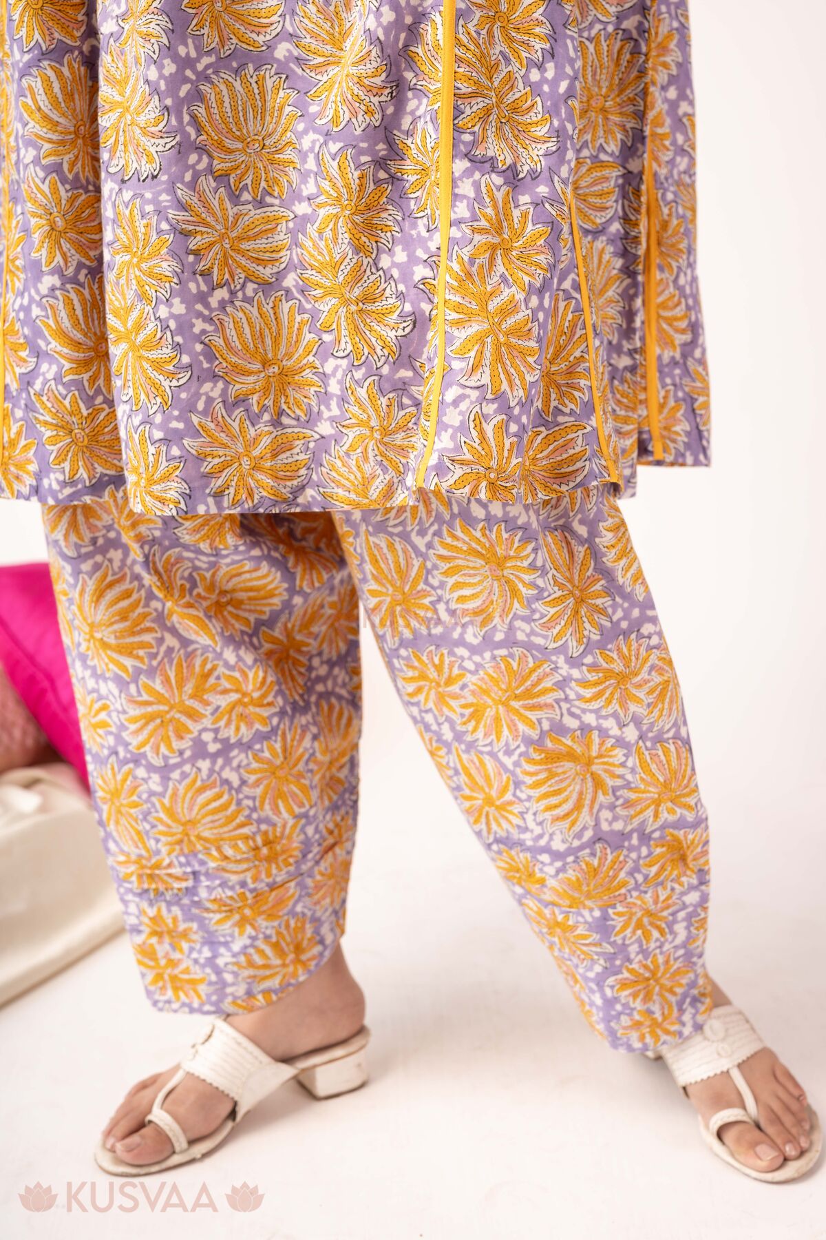 Image for Kusvaa Cood162 Meera Handwork Cotton Co Ord Set Bottom