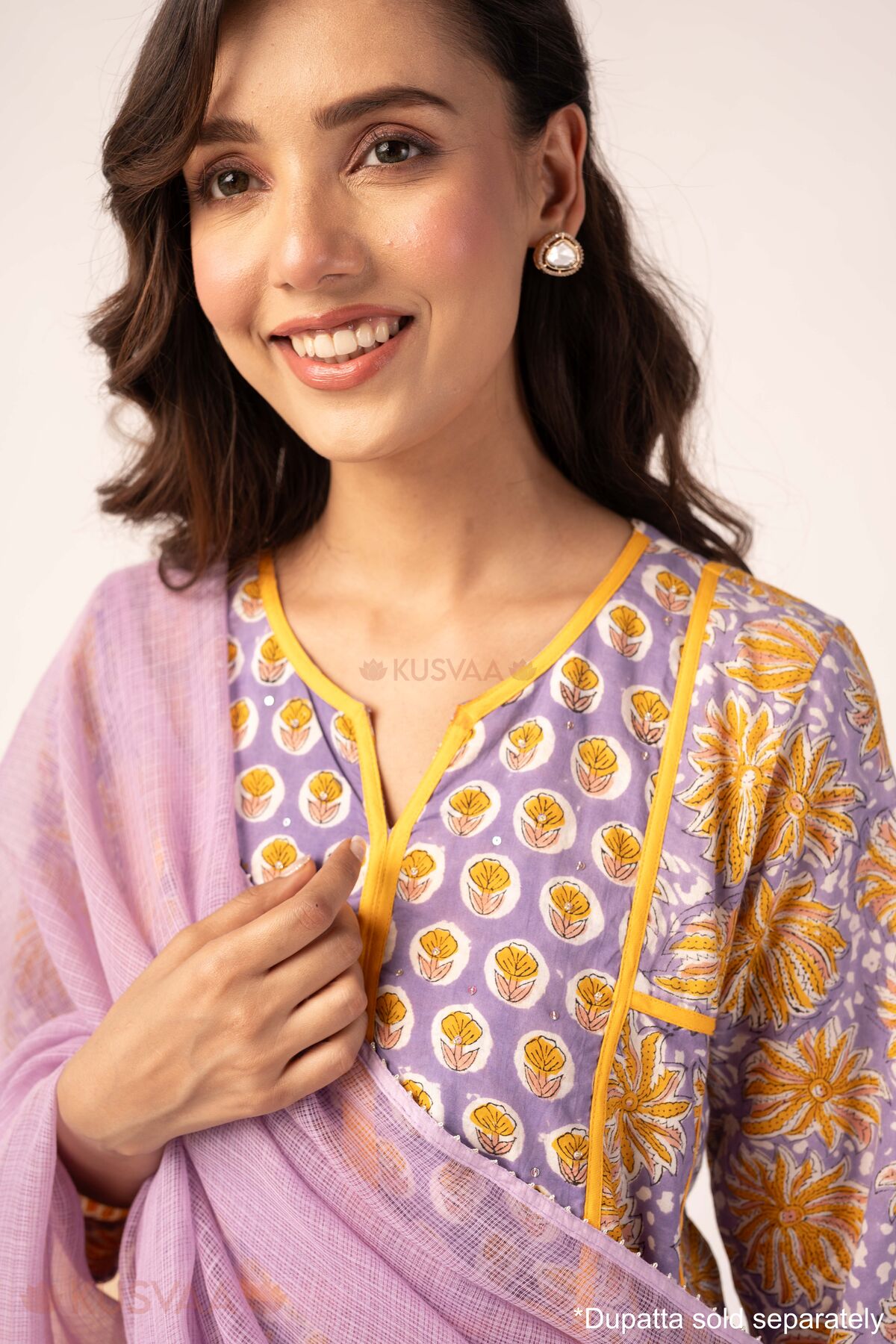Image for Kusvaa Cood162 Meera Handwork Cotton Co Ord Set Featured