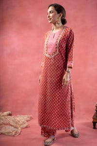 Image for Kusvaa Cood164 Avani Handwork Cotton Co Ord Set Front