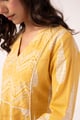 Image for Kusvaa Cood167 Charu Cotton A Line Kurta Set Nack