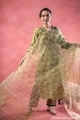 Image for Kusvaa Cood168 Damini Handblock Co Ord Set Duppata1