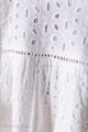 Image for Kusvaa Grw134 Kanika White Cotton Kids Schiffli Dress Detailing