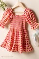 Image for Kusvaa Grw143 Samyukta Cotton Girls Frock Front2