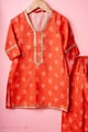 Image for Kusvaa Grw156 Bhagya Musline Silk Girls Kurta Pant Set Top