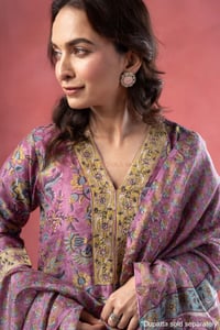 Image for Kusvaa Kds038 Kanaka Chanderi Kurta Dupatta Set Featured