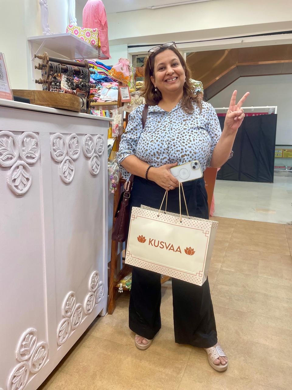 A Kusvaa moment at Kusvaa DLF Mega Mall