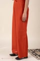Image for Kusvaa Plz006 Rust Cotton Palazzo With Pocket Side