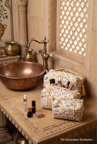 Image for Kusvaa Ubg030 Jhalak Toiletry Pouch Set Of 3 Ai