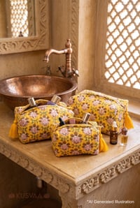 Image for Kusvaa Ubg031 Jaya Toiletry Pouch Set Of 3 Ai
