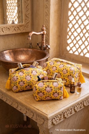 Image for Kusvaa Ubg031 Jaya Toiletry Pouch Set Of 3 Ai