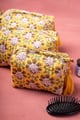 Image for Kusvaa Ubg031 Jaya Toiletry Pouch Set Of 3 Detailing