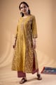 Image for Kusvaa Wkr329 Ira Handblock Cotton Kurta Style