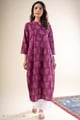 Image for Kusvaa Wkr349 Harshini Cotton Straight Fit Kurta Walking