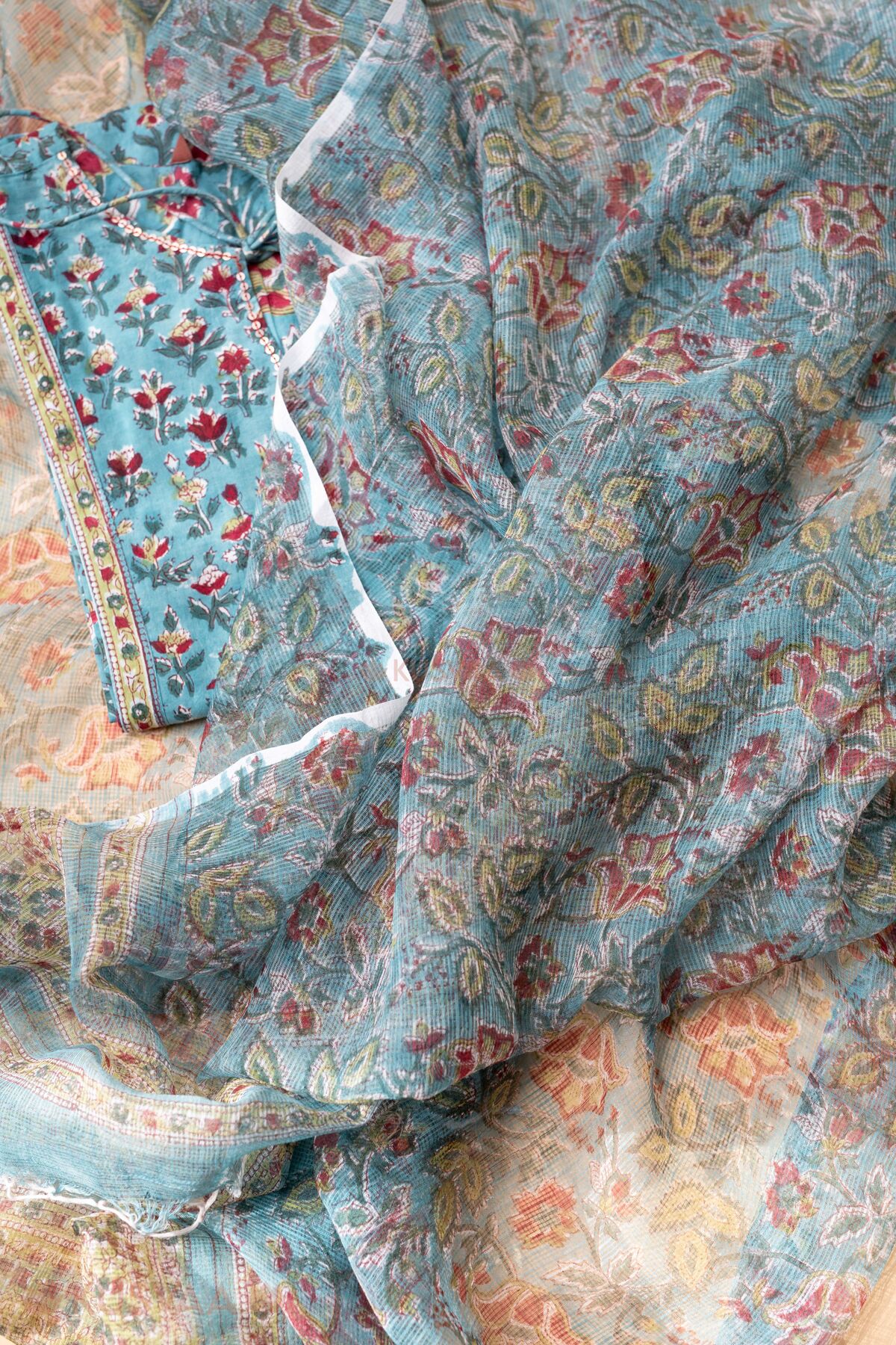 Image for Kusvaa Wkr359dup Aashi Kota Doria Dupatta1